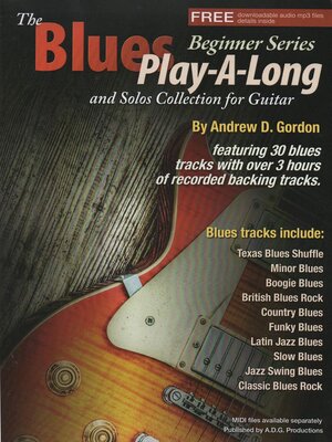 cover image of The Blues Play-A-Long and Solos Collection for Guitar Beginner Series